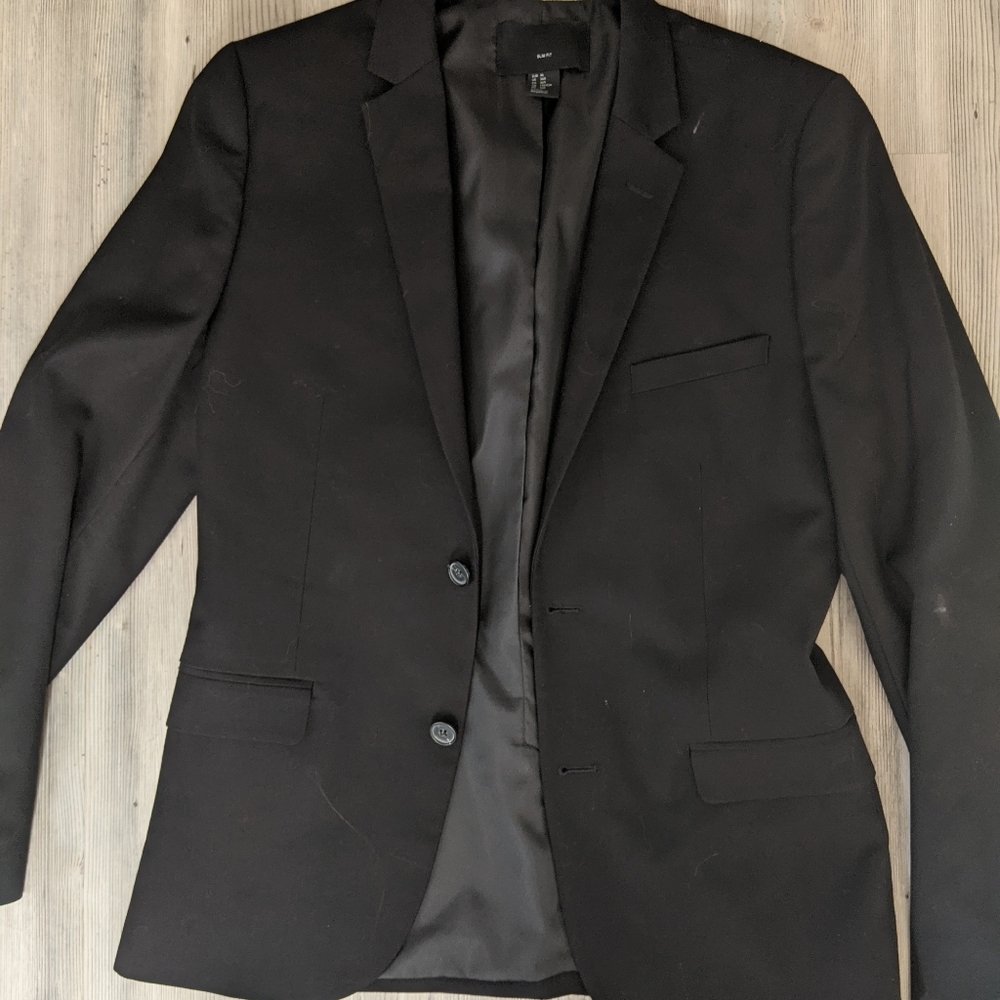 H&M Slim Fit Men's Black Blazer 36R